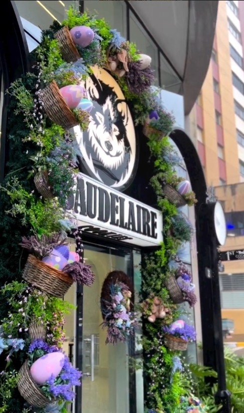 Fachada da loja Baudelaire em Maringá